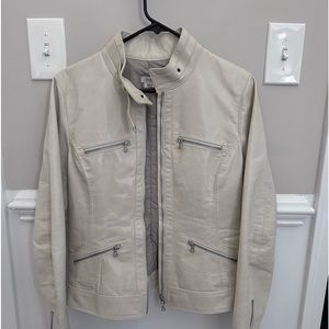 m0851 Leather Moto Jacket